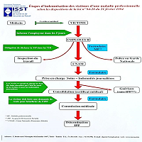 Etapes d'indemnisation des victimes d'un accident du travail selon la disposition de la loi n°94-28 DU 21Fevrier 1994-A/27